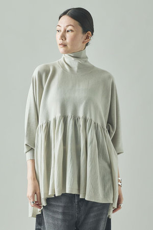 カレンソロジー/Curensologyのハイネックギャザーニットプルオーバー(110300/110301)