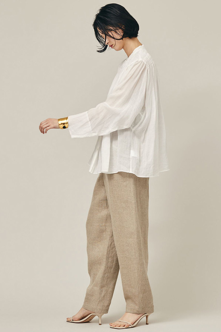 カレンソロジーCURENSOLOGY <C.S.G>ラミーギャザーブラウス