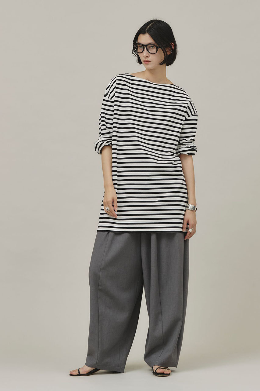 curensology ボーダープルオーバー　ブラック Curensology(カレンソロジー)｜＆RCPBLボーダープルオーバー