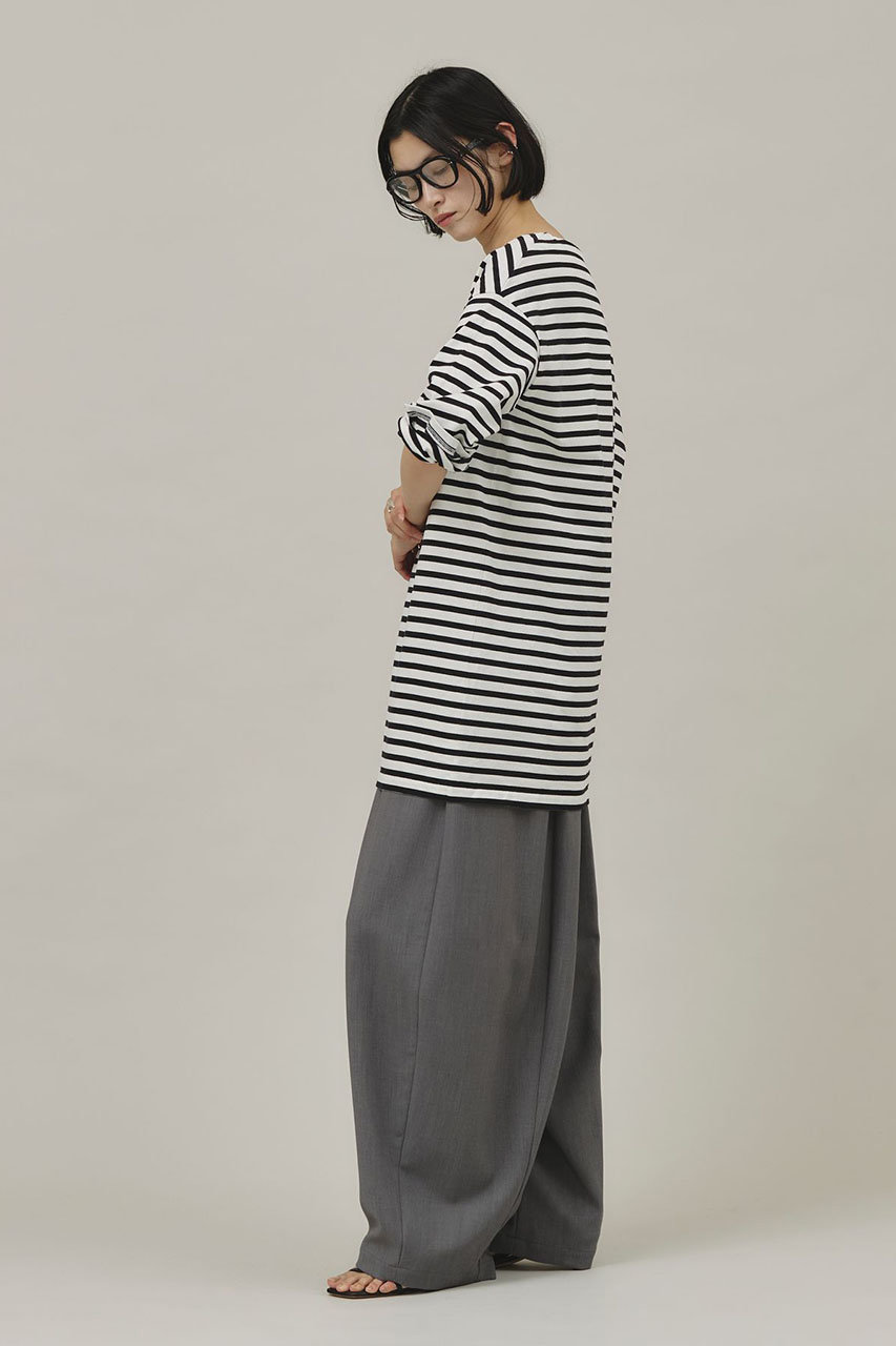 curensology ボーダープルオーバー　ブラック Curensology(カレンソロジー)｜＆RCPBLボーダープルオーバー/ブラック