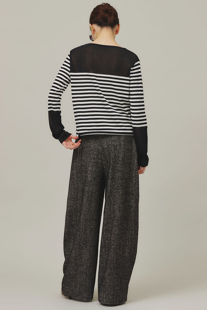 Curensology（カレンソロジー）の「Curensology(カレンソロジー)/ボーダーシアーニット（ニット/セーター）」 - WEAR