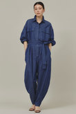 デニムジャンプスーツ
