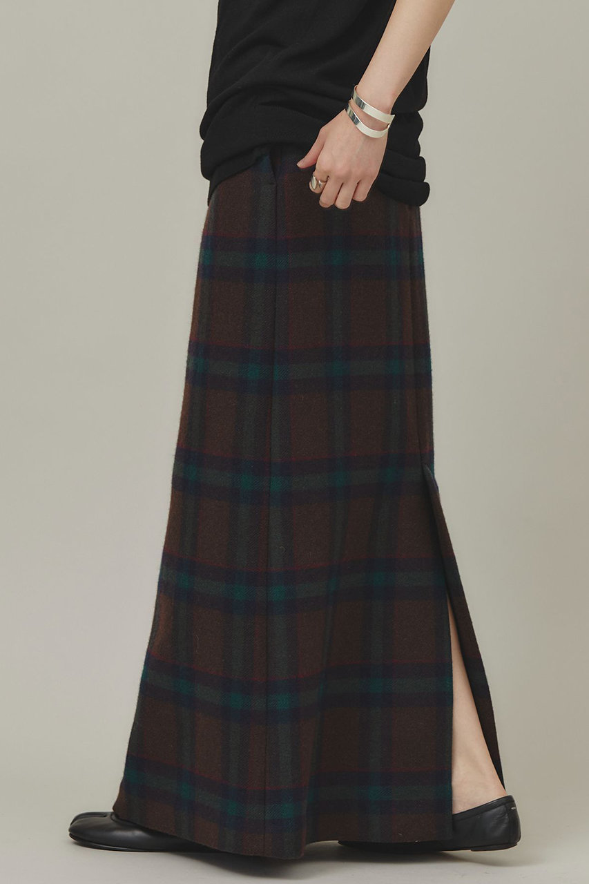 Curensology(カレンソロジー)｜〈C.S.G〉ウールチェックスカート