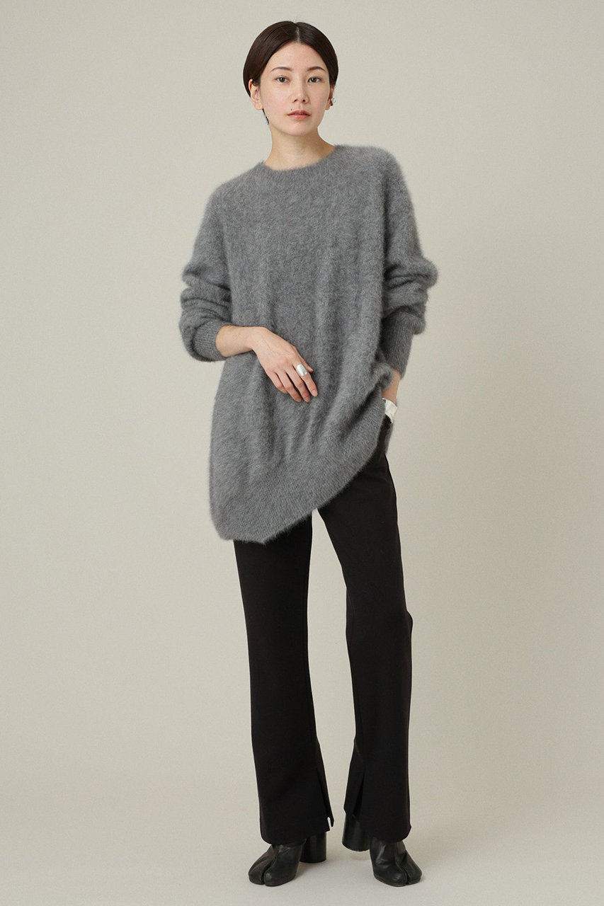 Curensology(カレンソロジー)｜ストレッチポンチフレアパンツ/ブラック