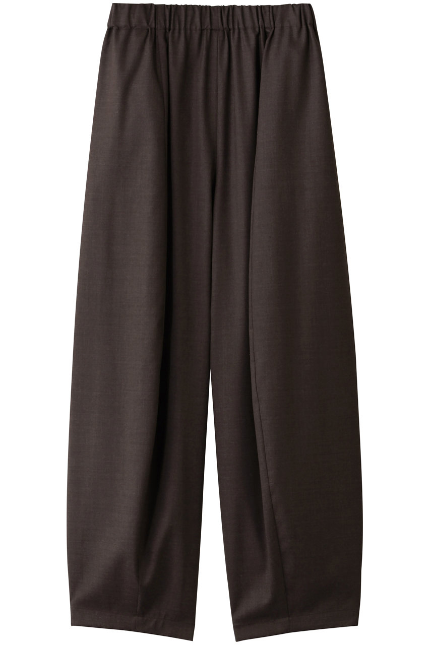 カレンソロジー/Curensologyのウールストレッチドロストパンツ(ブラウン/203239)