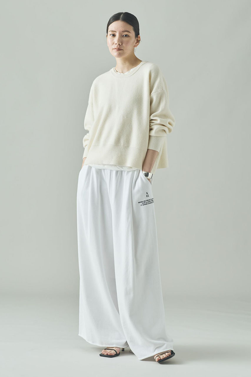 柚さま専用【クリーニング済】カレンソロジー＜&RC＞コットンサテンワイドパンツ Curensology（カレンソロジー）の「Curensology(カレンソロジー)/＜&RC