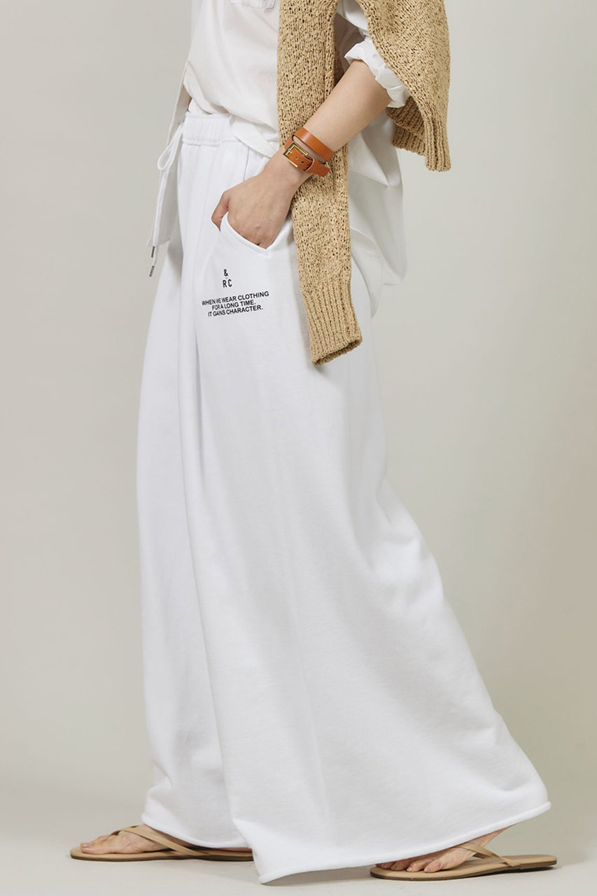 美品✨リネン✨カレンソロジー ワイドパンツ フリーサイズ カジュアル Curensology(カレンソロジー)｜〈&RC〉フレンチテリーワイド