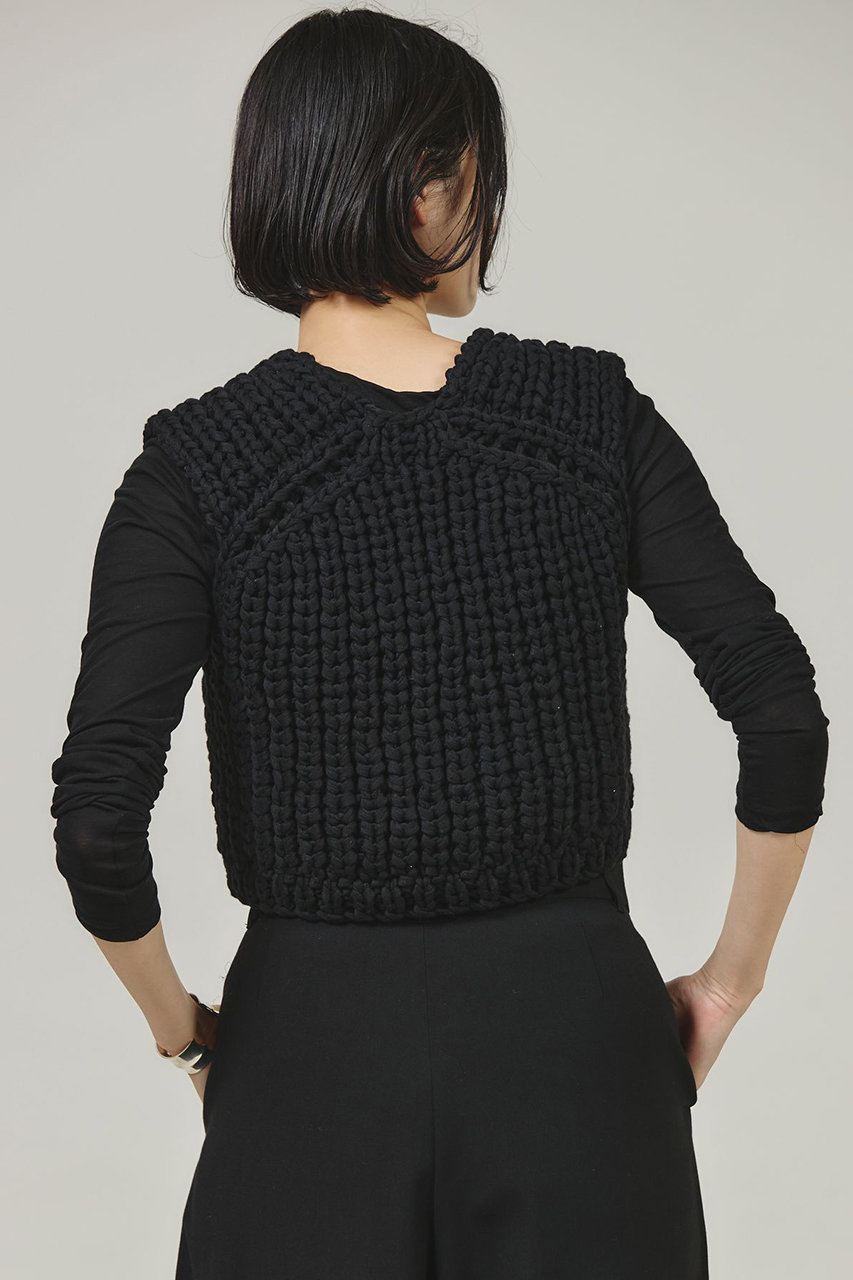 【新品】Curensology / ローゲージハンドニットベスト Curensology（カレンソロジー）の「Curensology(カレンソロジー