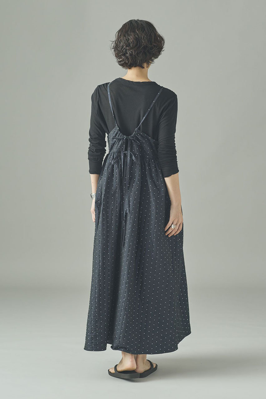 Curensology(カレンソロジー)｜ラメドットキャミワンピース/ネイビー