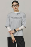 【UNIVERSAL OVERALL】別注ショートスリーブTシャツ ブラウン Curensology tシャツ Curensology(カレンソロジー)/「UNIVERSAL