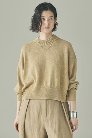 カレンソロジー/Curensologyのリネンテープヤーンニットプルオーバー