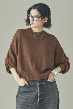 カレンソロジー/Curensologyのリネンテープヤーンニットプルオーバー