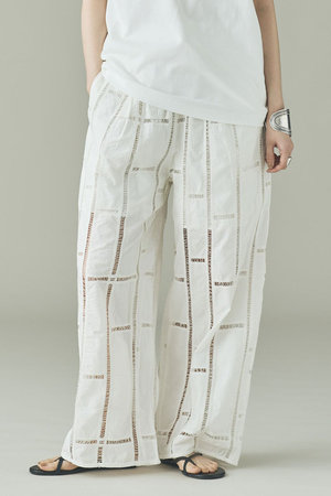 カレンソロジー/Curensologyのエンブロイダリーパンツ(110600/110601)