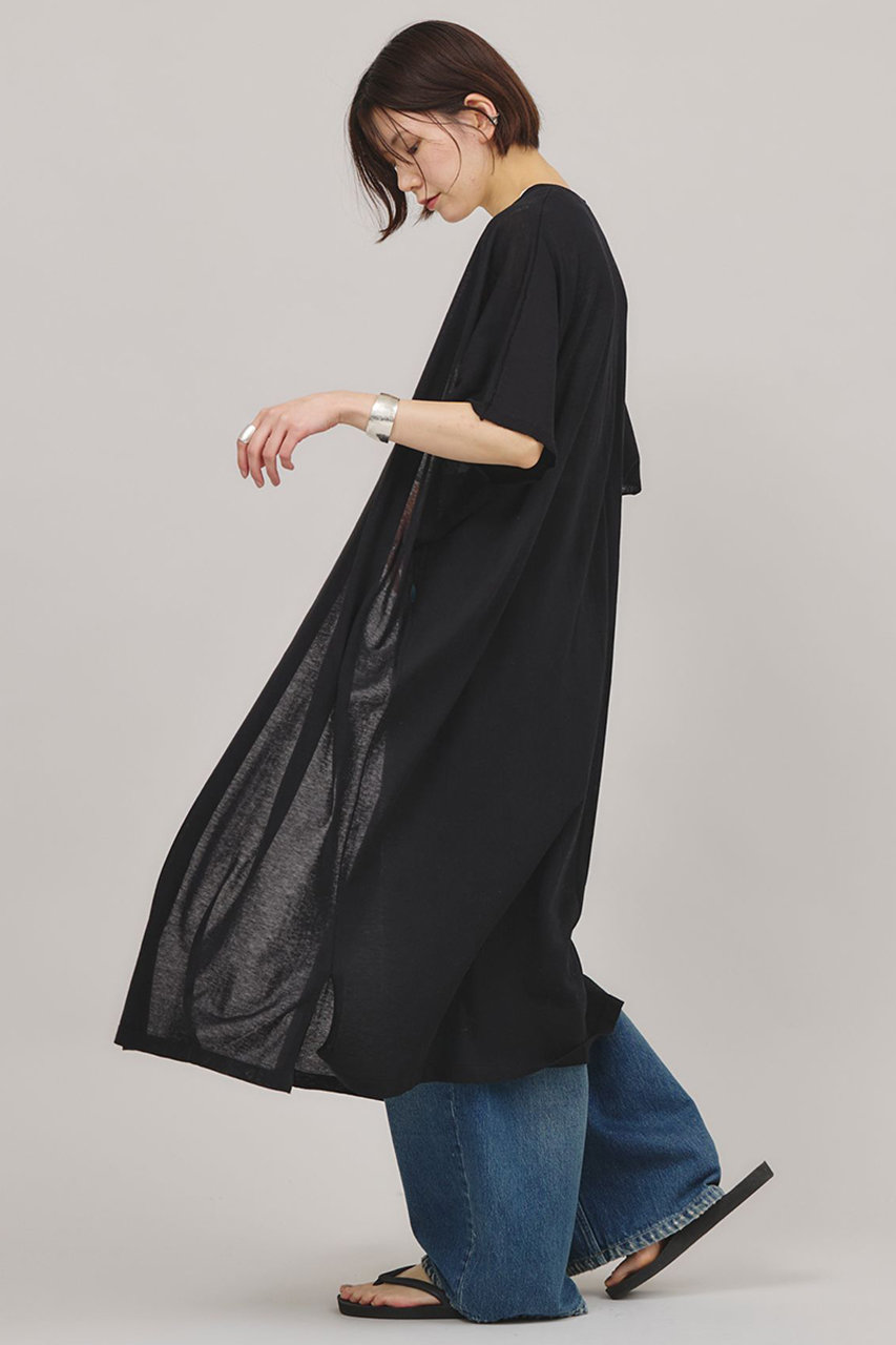 555u*美品 カレンソロジー リネン ロング シアー カーディガン 555u*美品 カレンソロジー リネン ロング シアー カーディガン