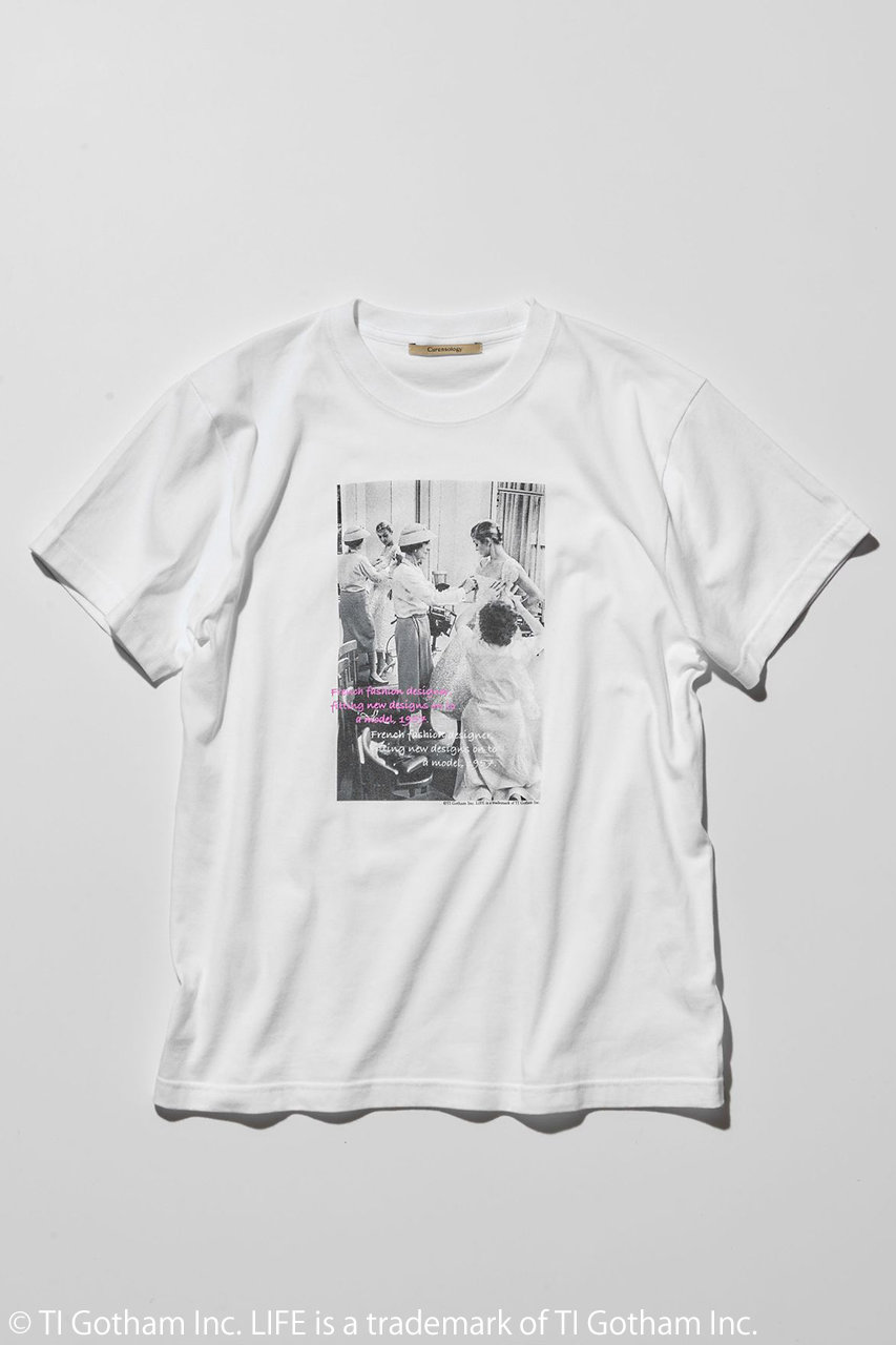 Curensology 【LIFE PICTURE COLLECTION】別注CHTシャツ(タテ) (ホワイト, F) カレンソロジー ELLE SHOP Curensology 【LIFE PICTURE COLLECTION】別注CHTシャツ(タテ) (ホワイト, F) カレンソロジー ELLE SHOP
