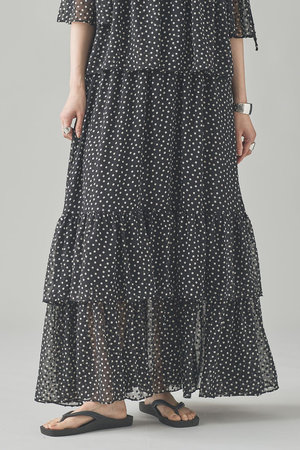 ドットジャガードスカート