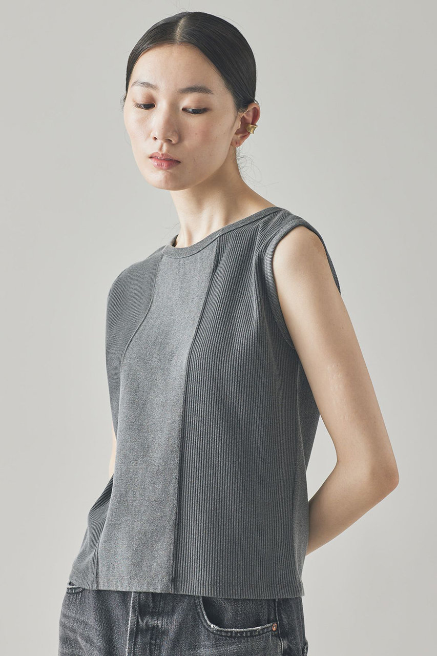 〈&RC〉フェードコンビノースリーブプルオーバー