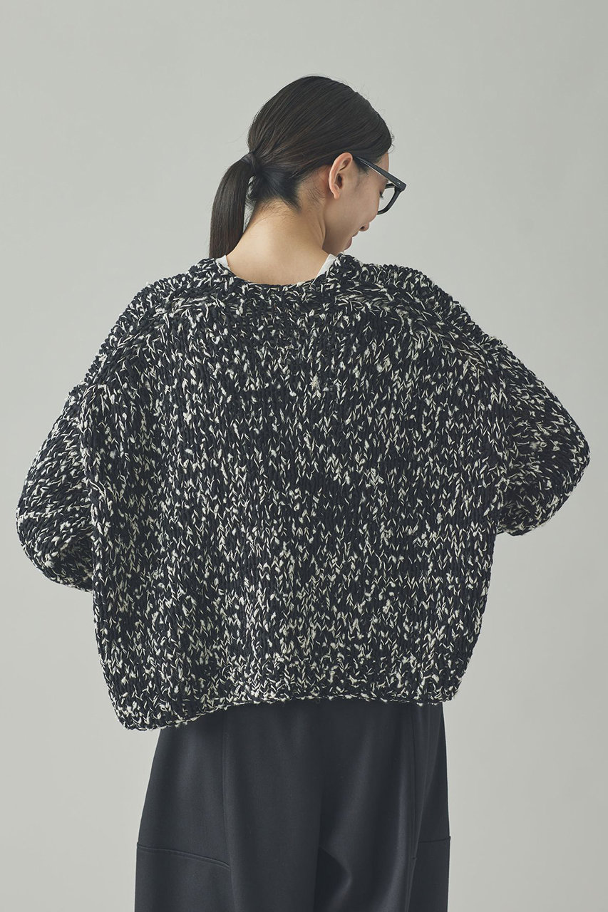 新品✨未使用✨カレンソロジー Curensology ストレッチ Gジャン 黒 セール】Curensology(カレンソロジー)/セッケツステッチニット