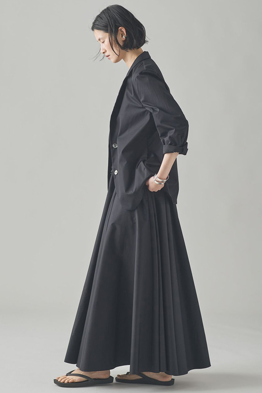 Curensology(カレンソロジー)｜コットンシャツジャケット/ブラック の