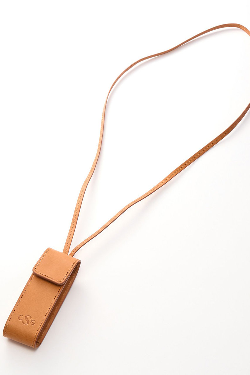 Curensology 〈CSG〉レザーリップケース (キャメル, F) カレンソロジー ELLE SHOP Curensology 〈CSG〉レザーリップケース (キャメル, F) カレンソロジー ELLE SHOP