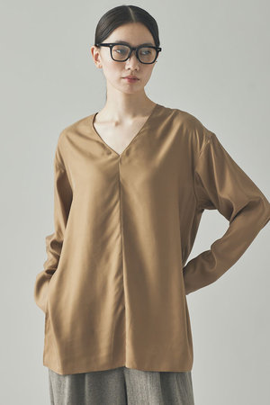 カレンソロジー/Curensologyのキュプラツイル2WAYブラウス(110400/110403)