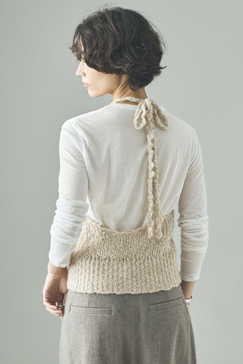 Curensology(カレンソロジー)｜ホルターネックニットプルオーバー