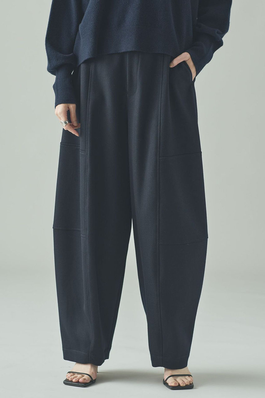 楽天ポイント還元】Curensology T/Wダブルクロスパンツ (ネイビー, 36