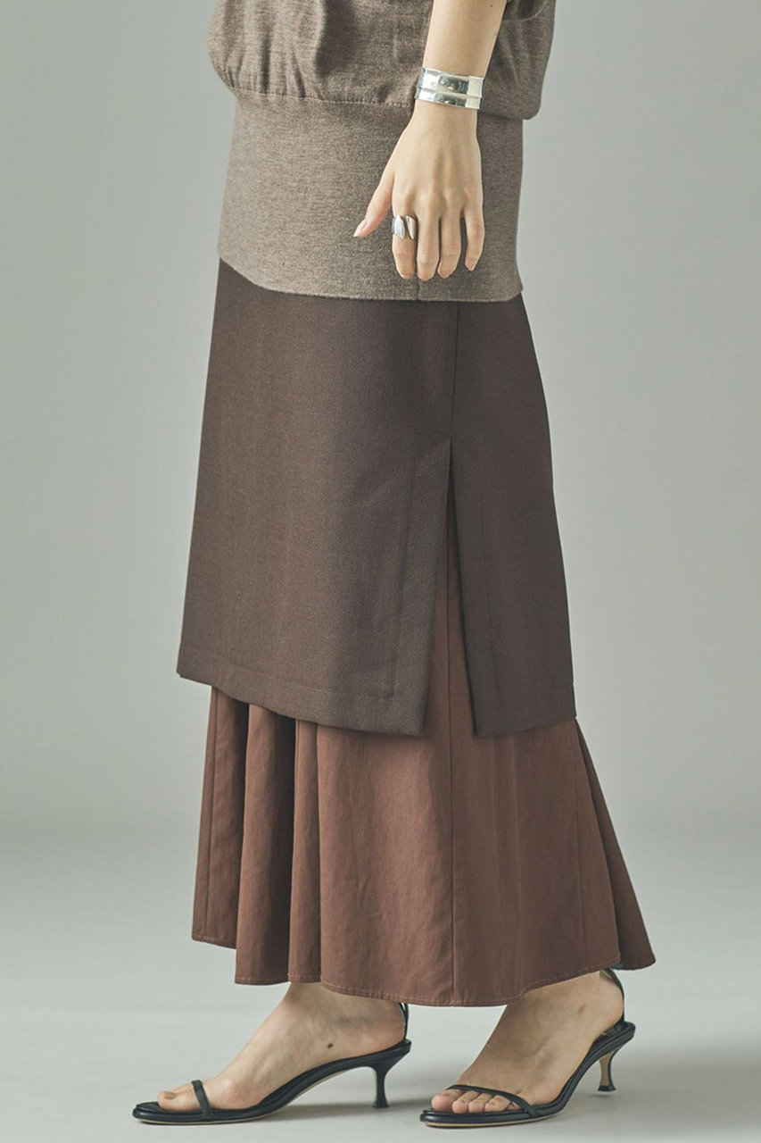 カレンソロジー/Curensologyのレイヤーマーメイドスカート(ブラウン/576542)