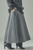 ウールボンディングスカート