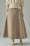 ウールボンディングスカート カレンソロジー/Curensology ベージュ