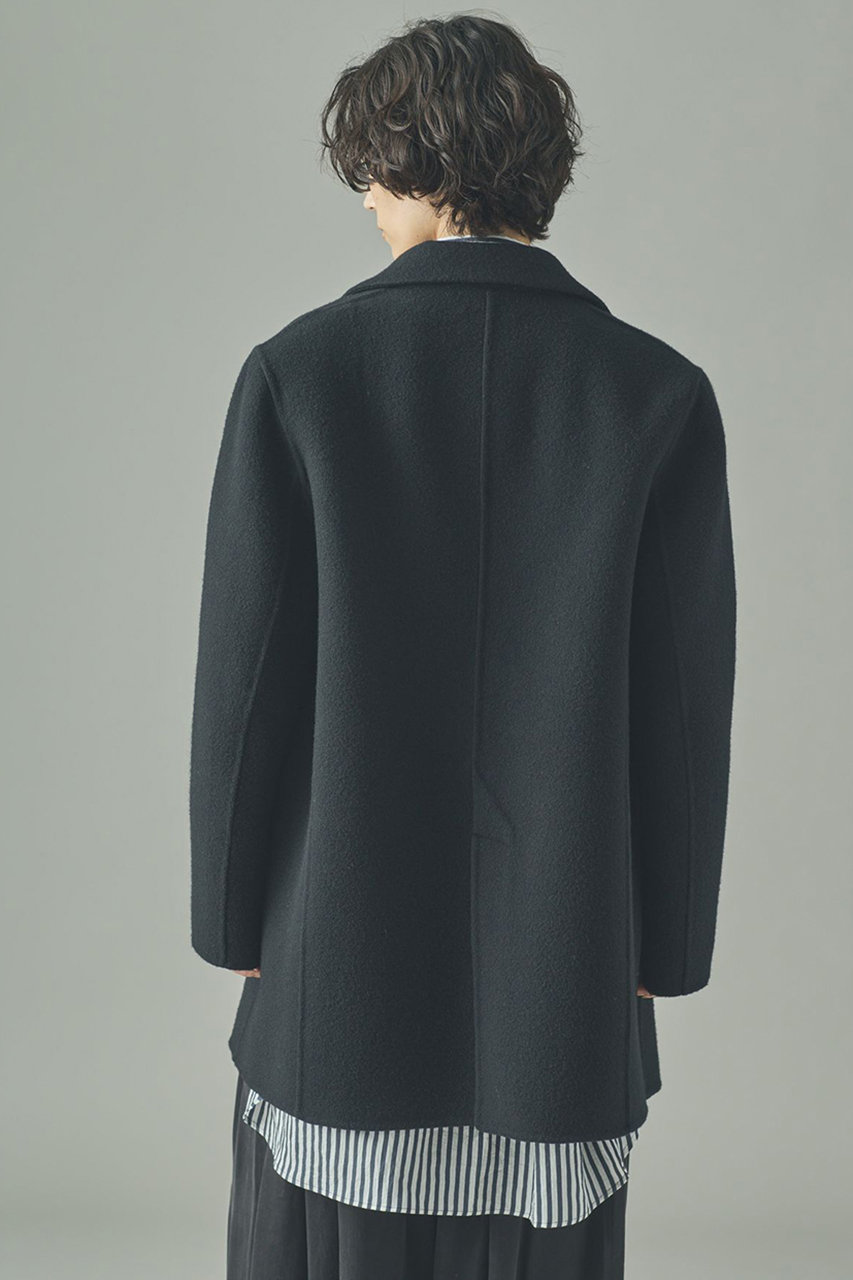 Curensology(カレンソロジー)｜ウールボンディングジャケット/ブラック