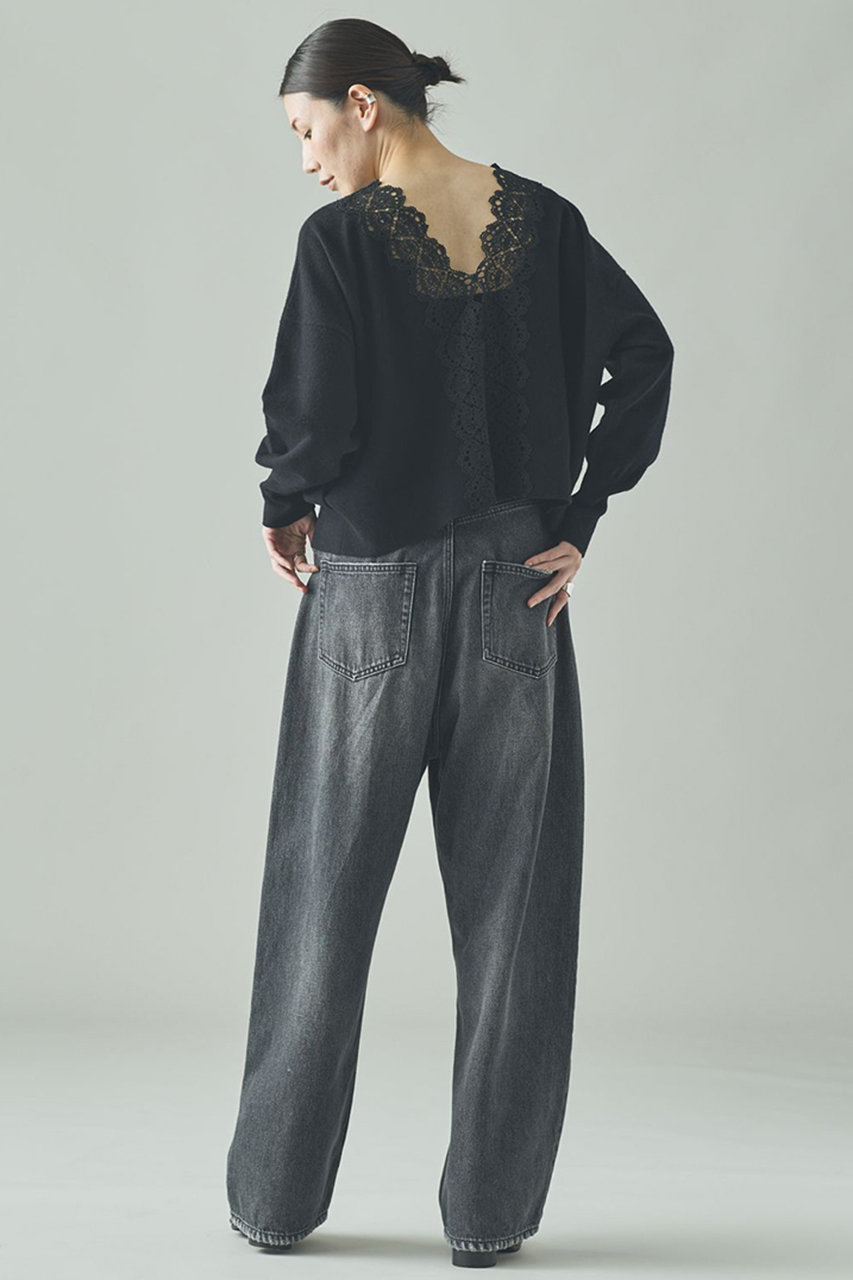 Curensology(カレンソロジー)｜バックレースニットプルオーバー