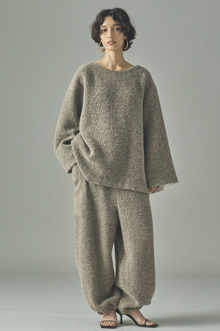 Curensology(カレンソロジー)/＜C.S.G＞ブークレーパンツ Curensology(カレンソロジー)｜〈C.S.G〉ブークレーパンツ/ベージュ の