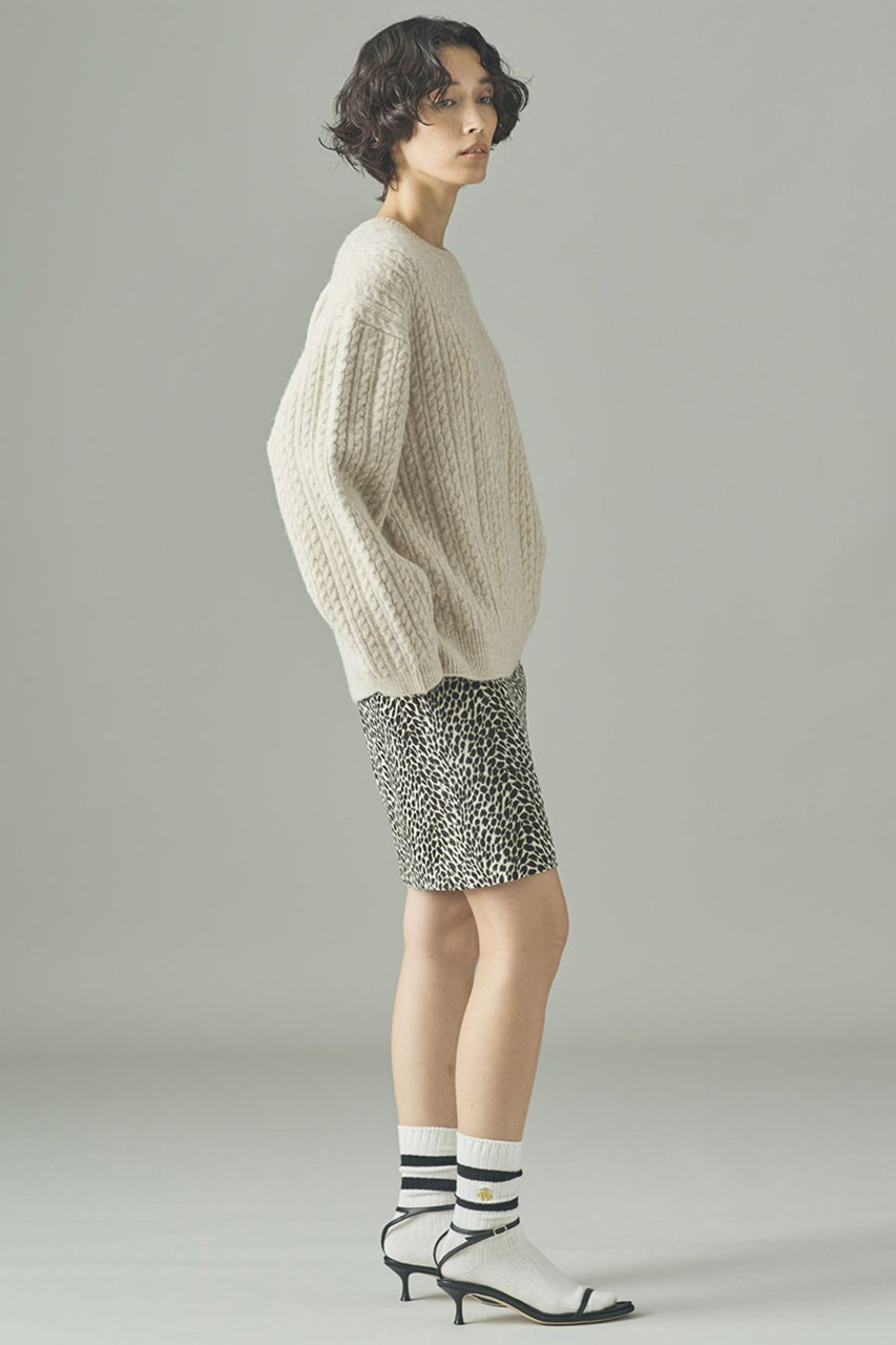 Curensology(カレンソロジー)｜シャギーケーブルニットプルオーバー