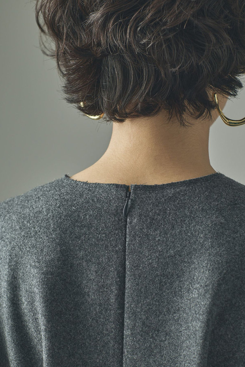 Curensology(カレンソロジー)｜メルトンタックワンピース/グレー の