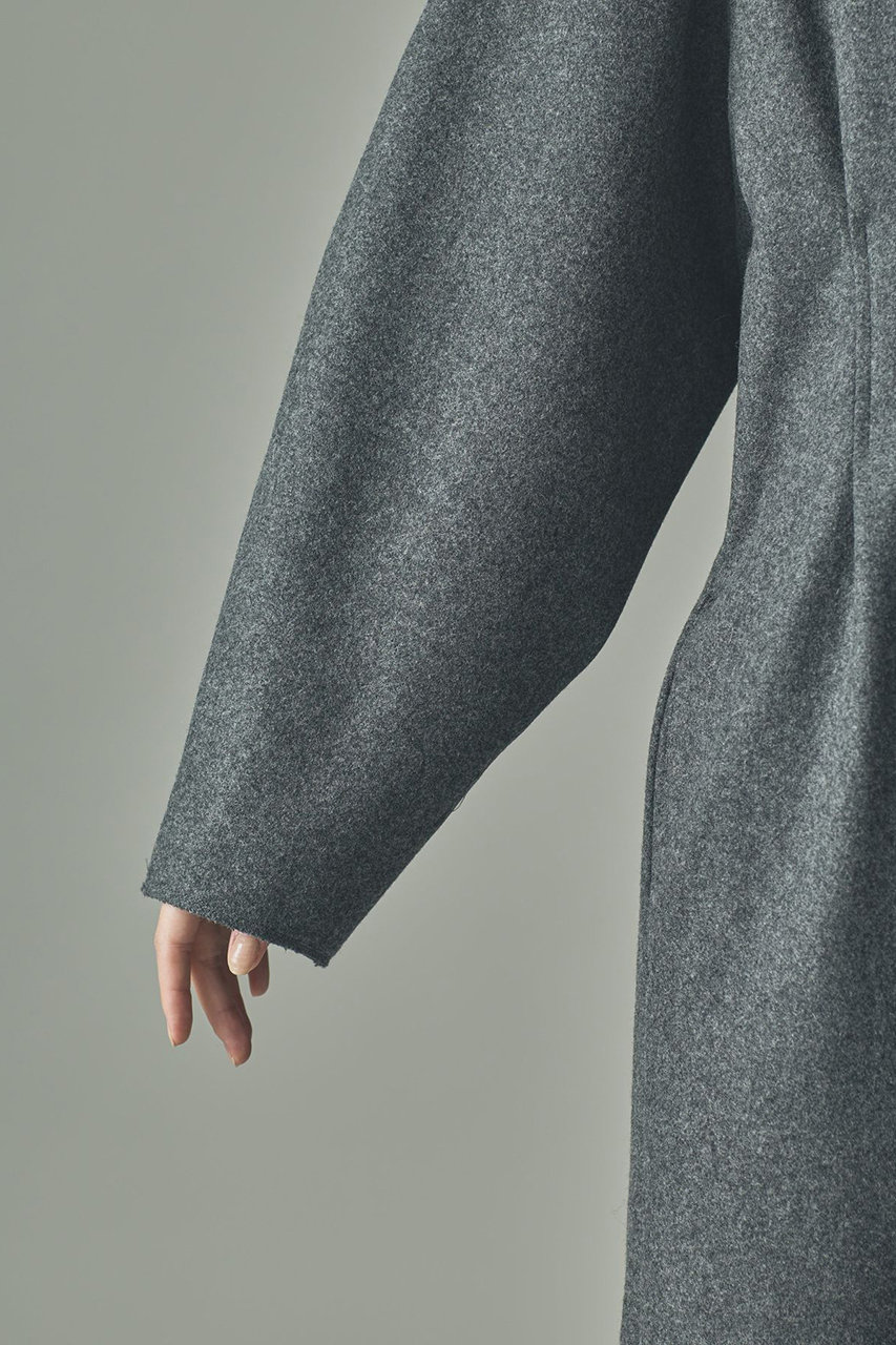 Curensology(カレンソロジー)｜メルトンタックワンピース/グレー の