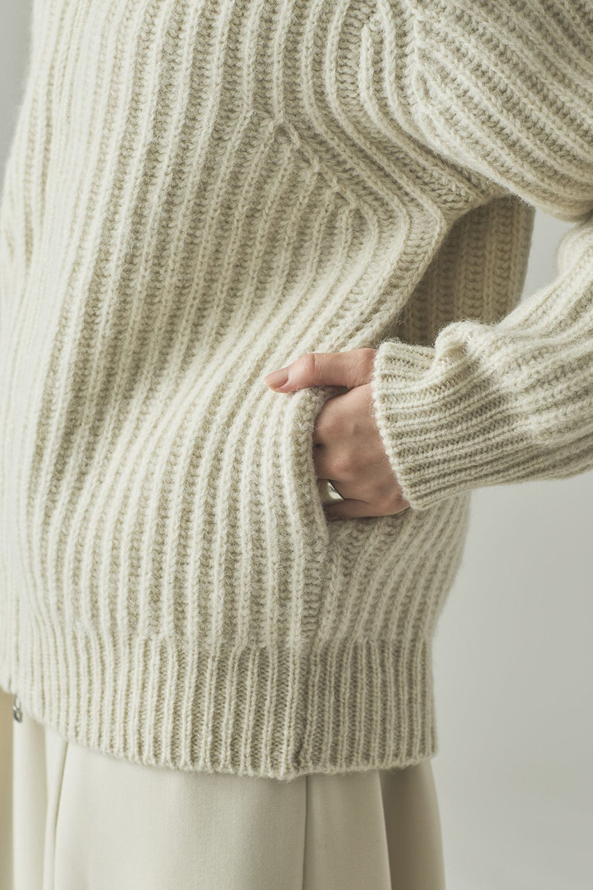 Curensology(カレンソロジー)｜アゼアミニットブルゾン/エクリュ の