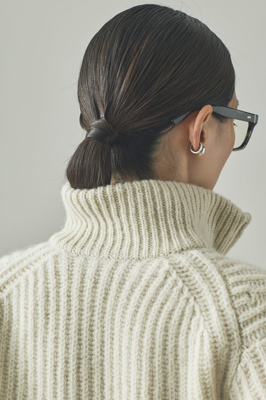 Curensology(カレンソロジー)｜アゼアミニットブルゾン/エクリュ