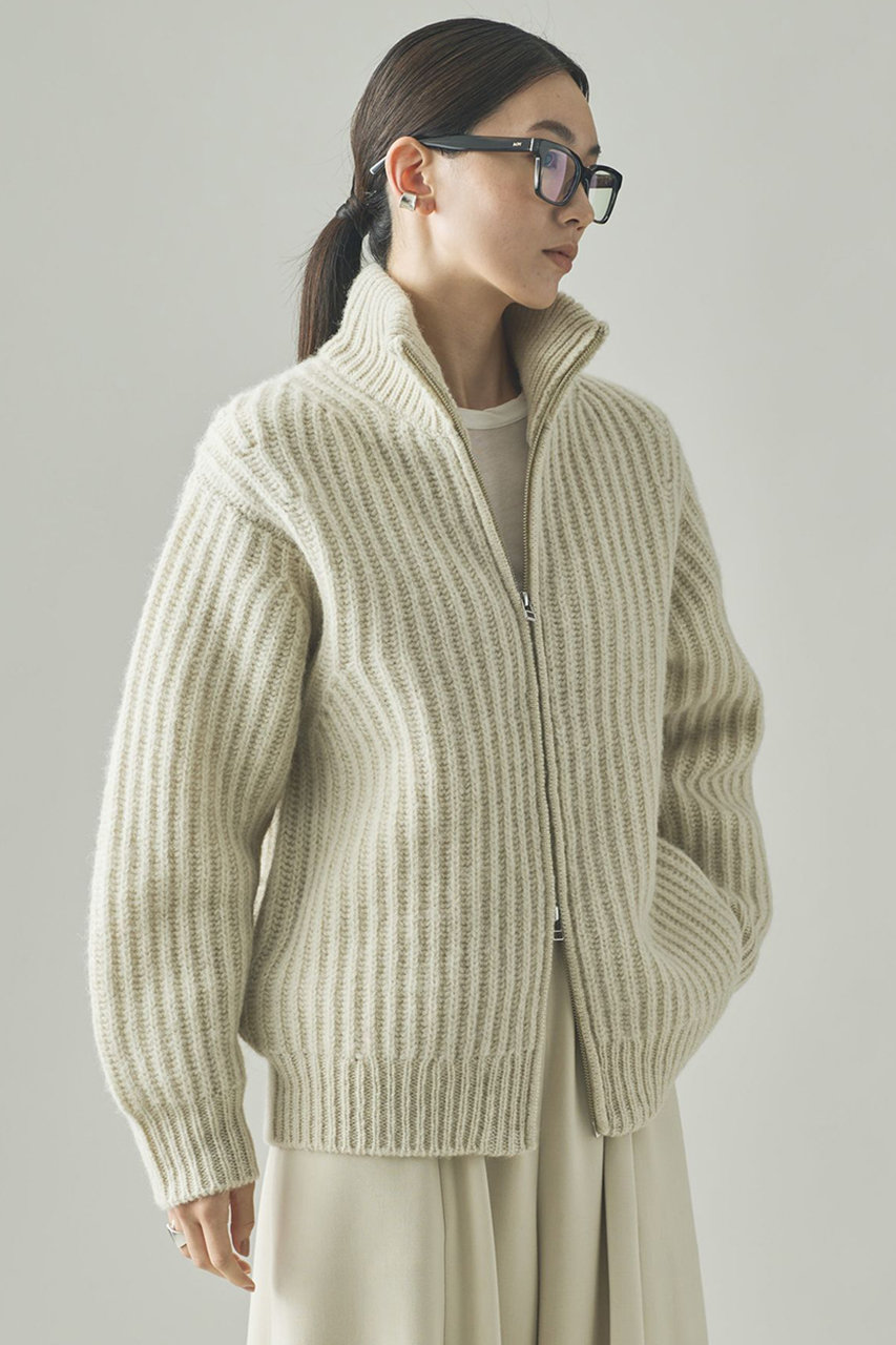 Curensology(カレンソロジー)｜アゼアミニットブルゾン/エクリュ