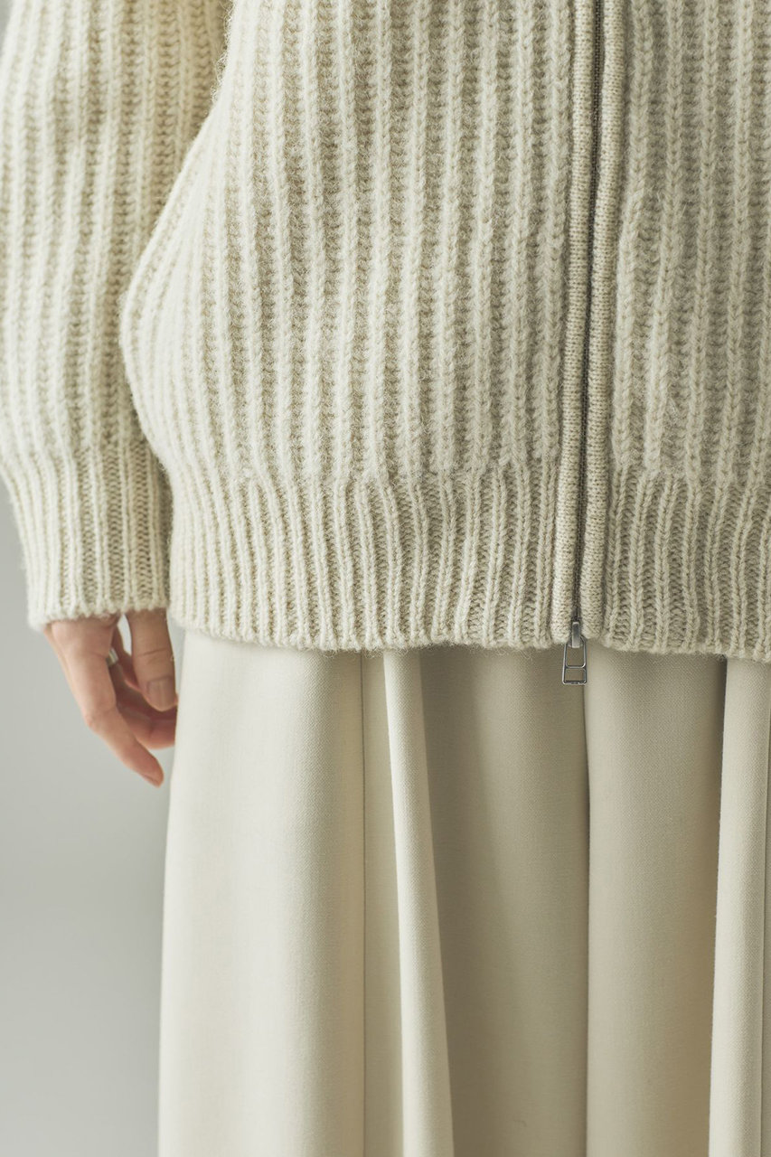 Curensology(カレンソロジー)｜アゼアミニットブルゾン/エクリュ の