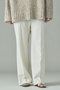 ウールライクストレッチパンツ カレンソロジー/Curensology アイボリー