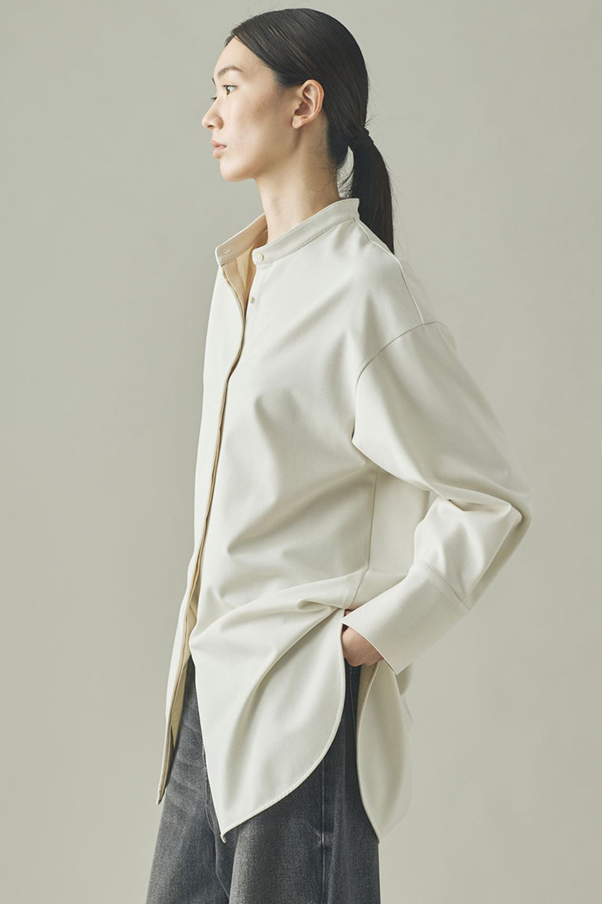 Curensology(カレンソロジー)｜ウールライクストレッチシャツ