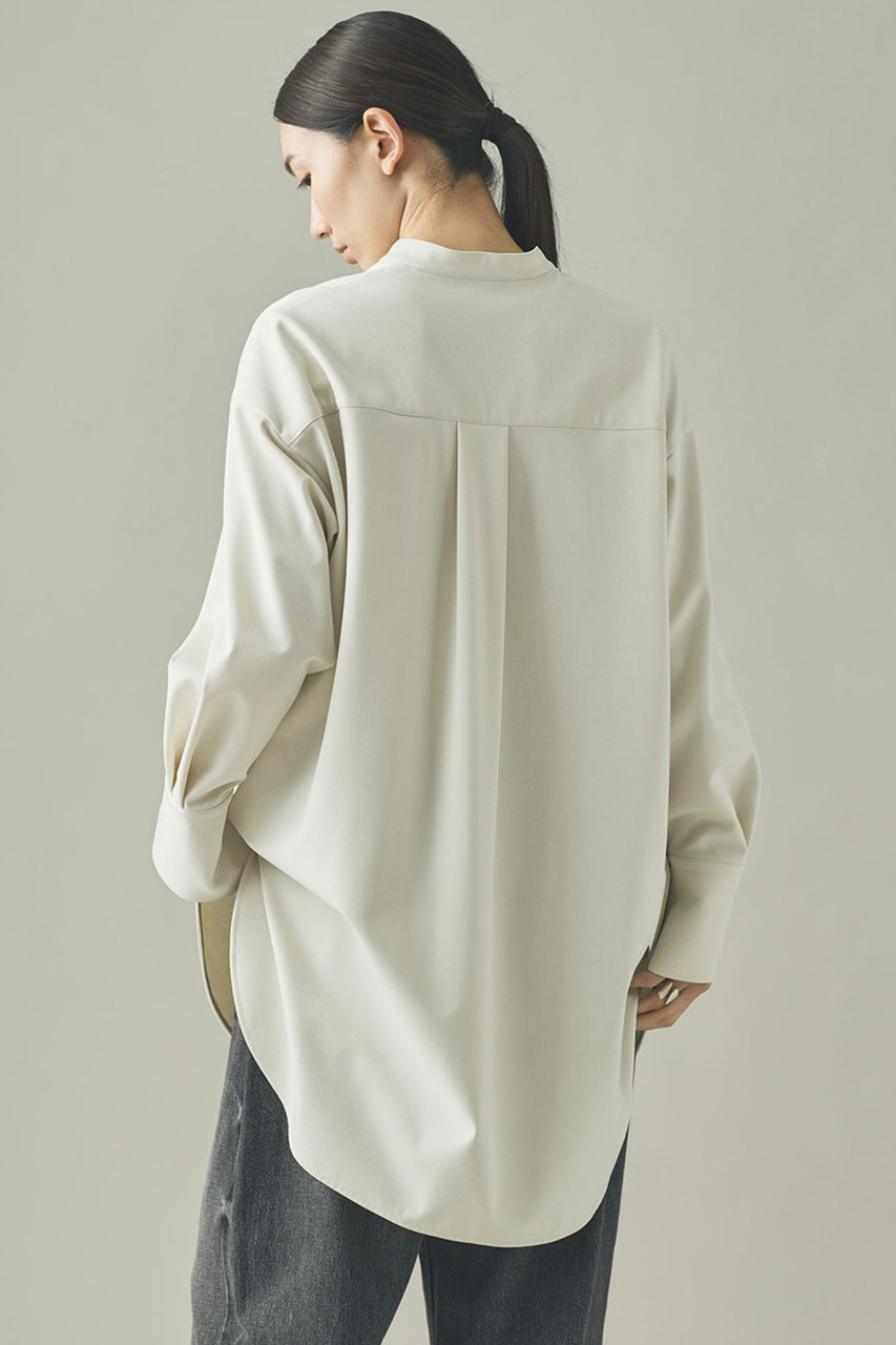 Curensology(カレンソロジー)｜ウールライクストレッチシャツ