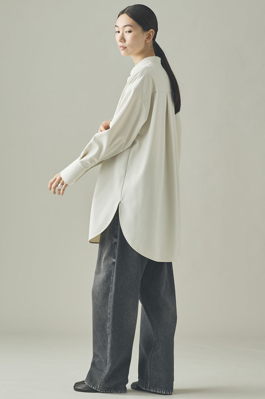 Curensology(カレンソロジー)｜ウールライクストレッチシャツ