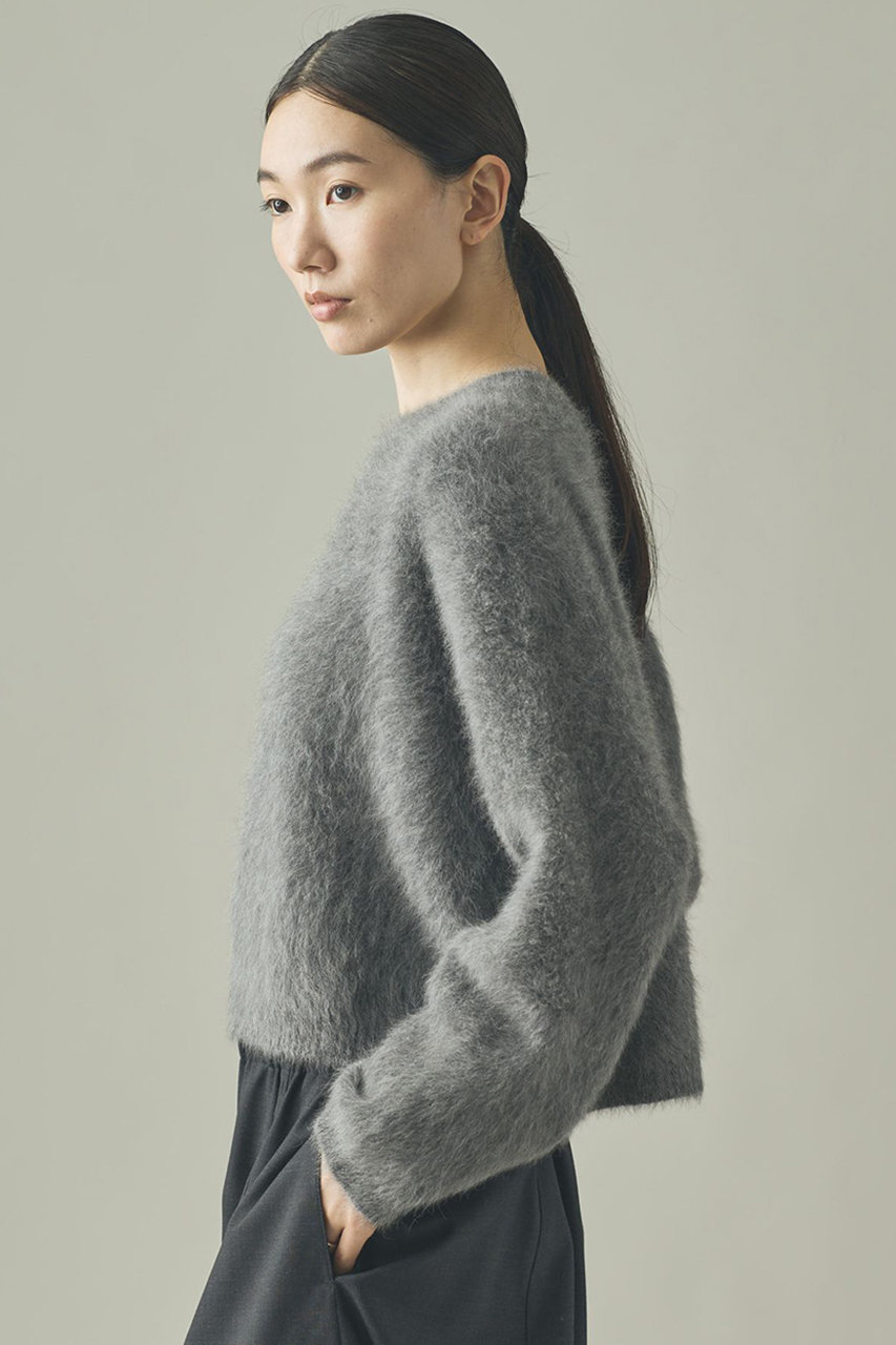 AURALEE カシミヤシルクニットプルオーバー　グレー カシミヤタックプルオーバー（8054170934） | la veille by