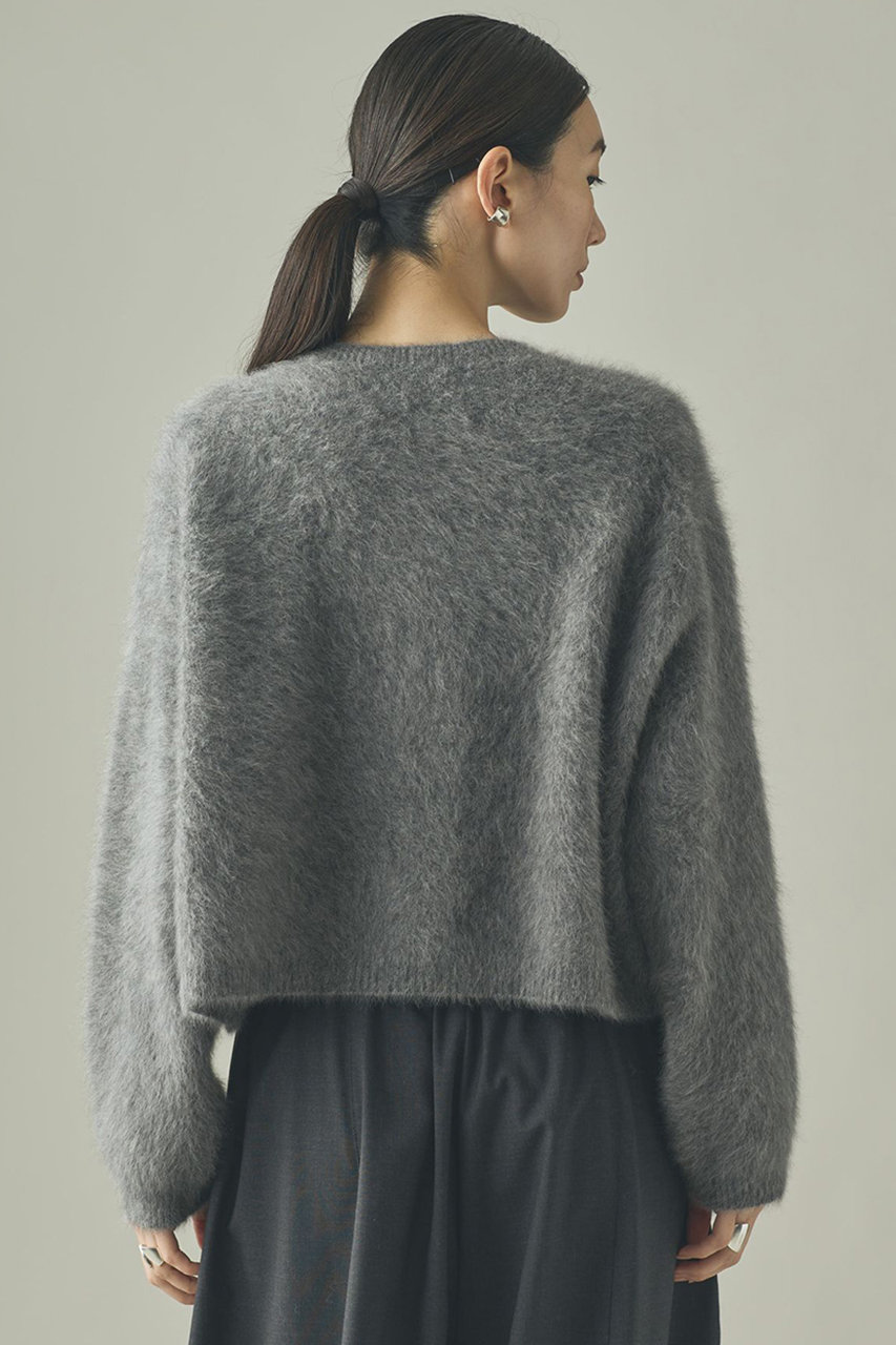 Curensology(カレンソロジー)｜FOXカシミヤニットプルオーバー/グレー