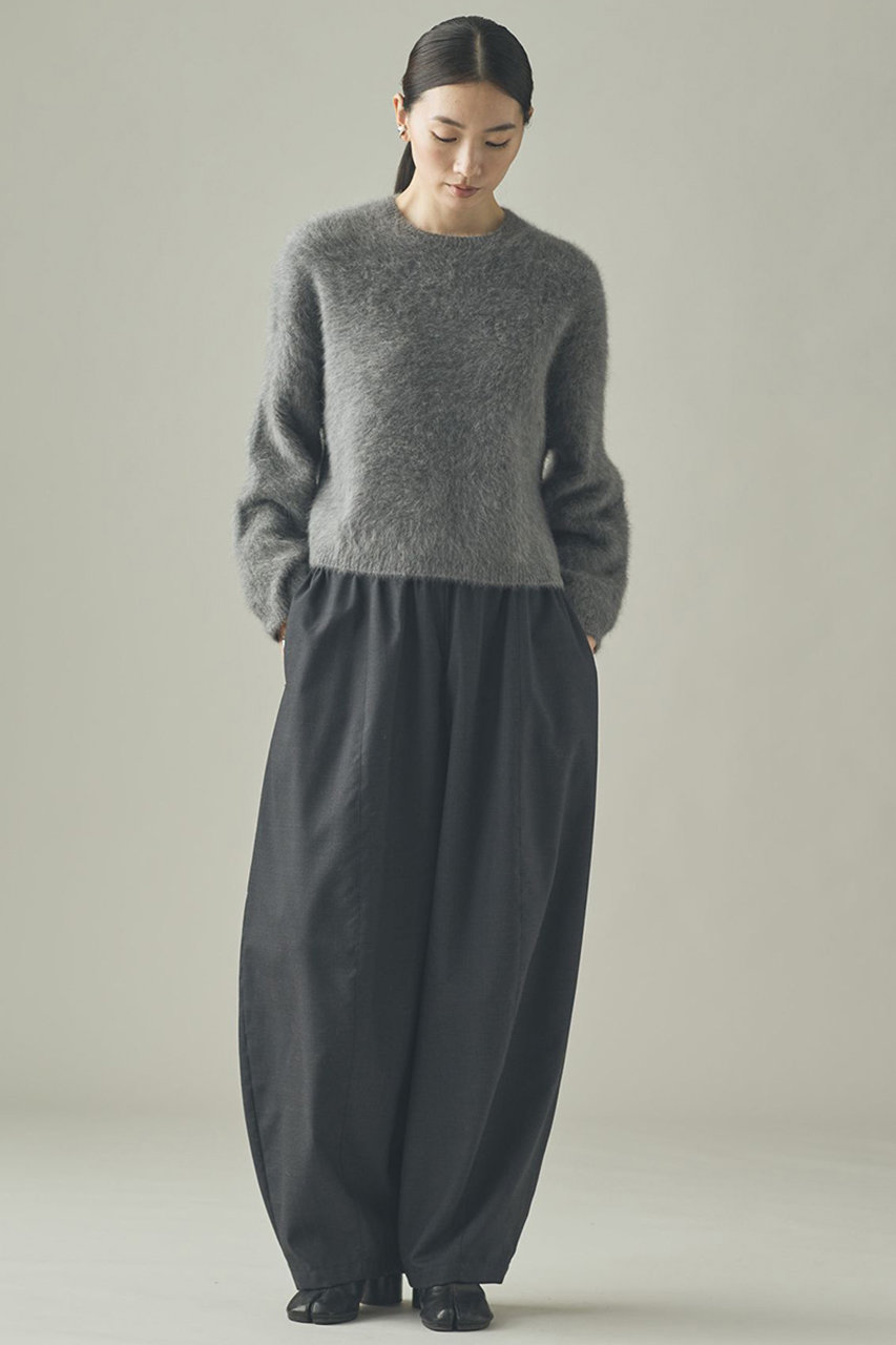 Curensology(カレンソロジー)｜FOXカシミヤニットプルオーバー/グレー