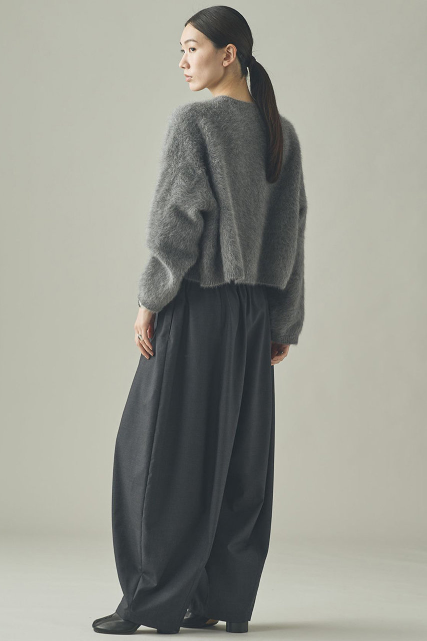 Curensology(カレンソロジー)｜FOXカシミヤニットプルオーバー/グレー