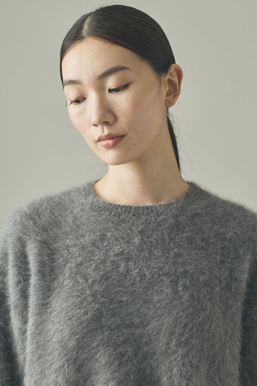 Curensology(カレンソロジー)｜FOXカシミヤニットプルオーバー/グレー