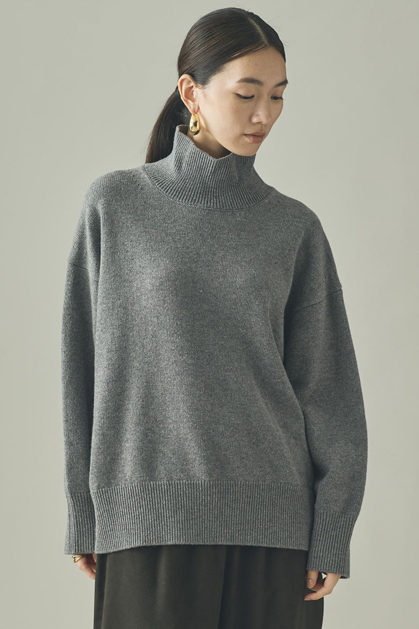 Curensology(カレンソロジー)｜ウールカシミヤタートルネックニット